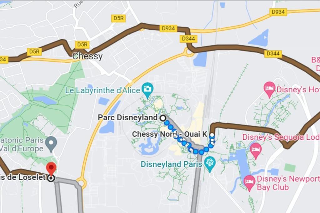 B206 Disneyland Paris Appartementappartement Montévrain Dış mekan fotoğraf